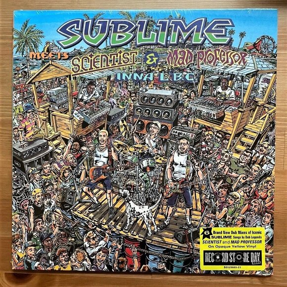 Sublime Meets Scientist & Mad Professor Inna L.B.C. LP ~ RSD 2021 ~ New/Sealed! - Picture 2 of 3